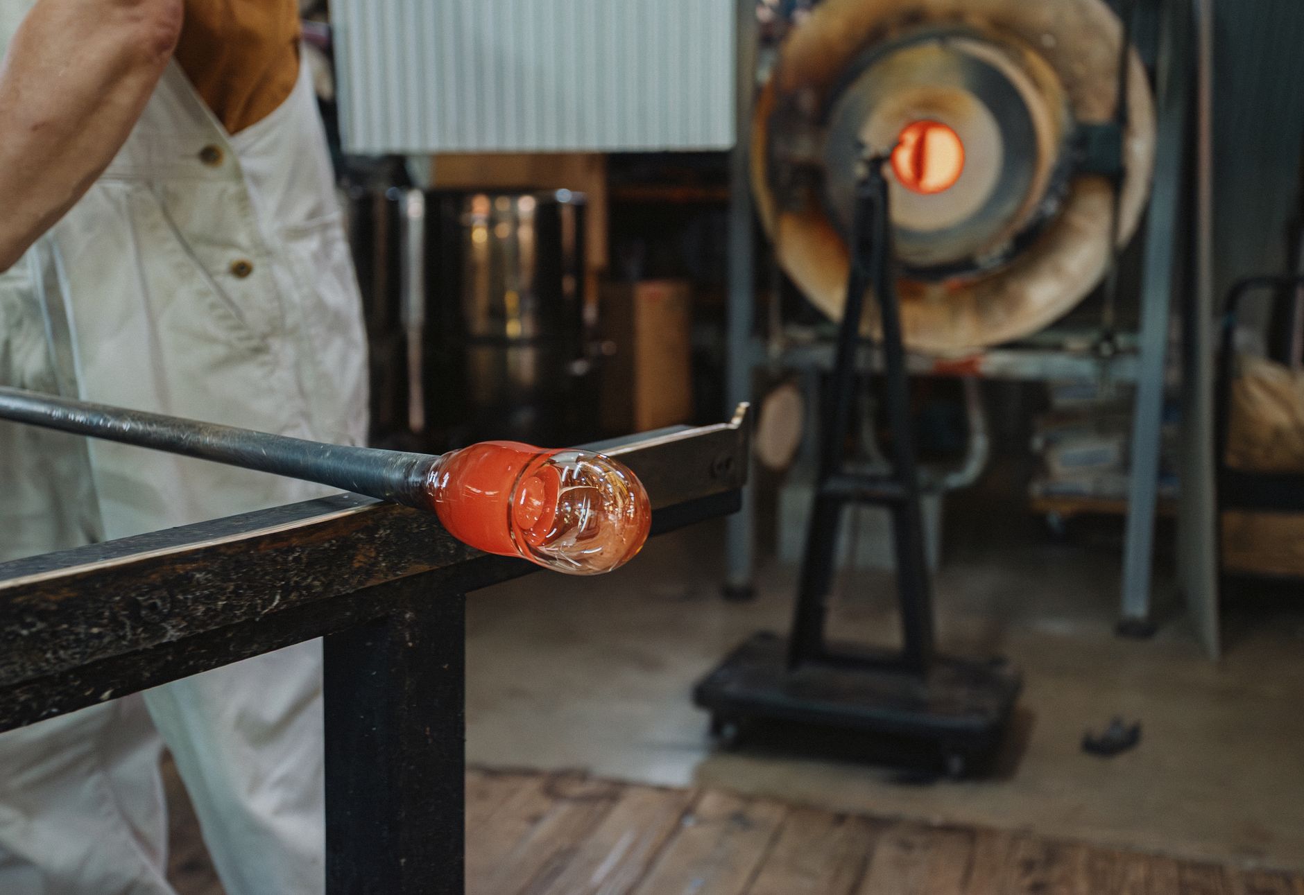 traditional glassblowing in nagano japan